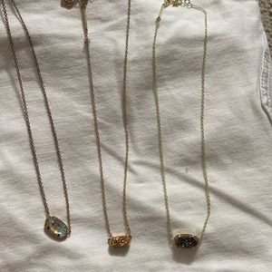 3 cute kendra scott necklaces